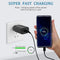 Android Super Fast Charging 25W USB C Wall Charger Block with Type C Charger Cable Cord