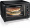 Hamilton Beach Counter Top Oven with Convection & Rotisserie Extra Large Capacity , Black