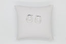 Sterling Silver Double Hoop Earrings