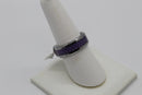 Purple Stainless Steel Ring