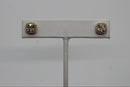 Gold Plated Cubic Zirconia Stud Earrings
