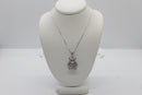 Sterling Silver Cubic Zirconia Bear Pendant