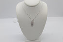 Sterling Silver Cubic Zirconia Bear Pendant