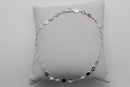 Sterling Silver Paillettes Chain Bracelet