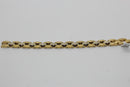 Stainless Steel Gold Plated Link Bracelet