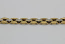 Stainless Steel Gold Plated Link Bracelet
