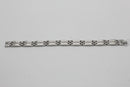 Stainless Steel Cubic Zirconia Link Bracelet