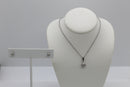 Sparkly Sterling Silver Necklace and Earrings