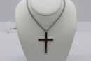 Simple Sterling Silver Cross Necklace