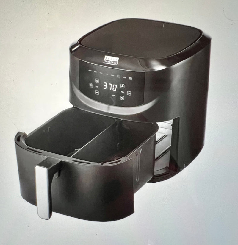Bella PRO 8-qt. Touchscreen Air Fryer with Divided Basket - Matte Black