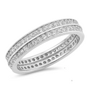 Silver Ring with CZ