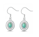 Silver Stone Earrings