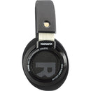 Magnavox HiFi Headphones with Built-In Microphone, Black