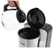 Mr. Coffee 12-Cup Programmable Coffee Maker, Stainless Steel/Black Base - Includes Water Filtration