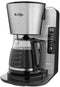 Mr. Coffee 12-Cup Programmable Coffee Maker, Stainless Steel/Black Base - Includes Water Filtration