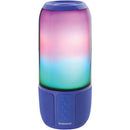 Magnavox - Stereo Portable Speaker Color Changing Lights And Bluetooth Wireless Technology