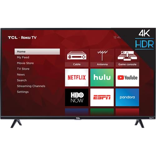 TCL 55" LED 4K UHD 4 Series Roku Smart TV
