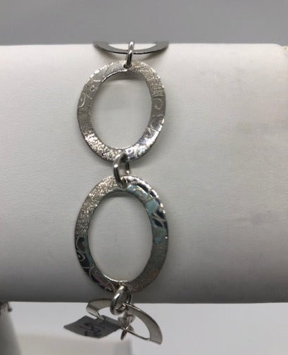 Silver Stamped Bracelet