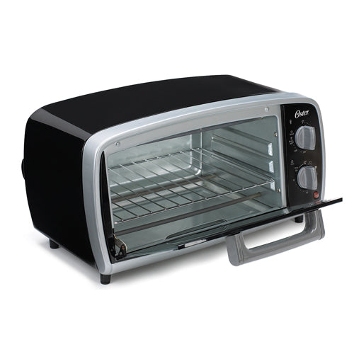 Oster 4-Slice Toaster Oven, Black