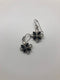 Black and White Dangle Earrings