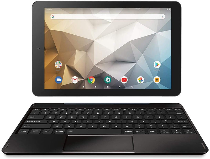RCA Atlas 10 Pro Tablet, 10" Quad-Core 2GB RAM 32GB Storage IPS HD Touchscreen WiFi Bluetooth with Detachable Keyboard Android 9