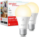 Sengled Smart Light Bulbs, WiFi Light Bulbs, Works with Alexa & Google Assistant, A19 Soft White (2700K) No Hub Required, 800LM 60W Equivalent High CRI>90, 2 Pack