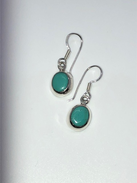 Sterling Silver and Turquoise Earrings