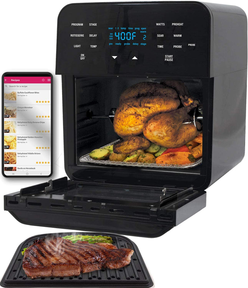 NUWAVE BRIO 15.5-Quart Large Capacity Air Fryer Oven and Grill