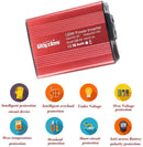 Bapdas 150W Car Power Inverter DC 12V to 110V AC Car Converter with 3.1A Dual USB Car Adapter