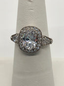 Oval CZ Ring