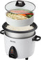 Aroma 20-Cup, Pot-Style Rice Cooker & Food Steamer, White