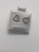 CZ Heart Earrings