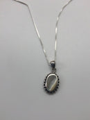 Mother of Pearl Oval Necklace