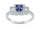 Colored CZ Ring