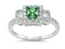 Colored CZ Ring