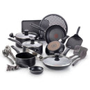 T-fal Simply Cook 20 pc Nonstick Cookware Set, Black