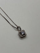 CZ Square Necklace