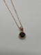 Mystic Topaz with Rose Gold in Necklace and Earrings