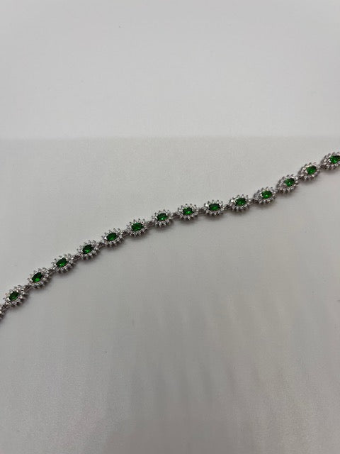 Colored CZ Tennis Bracelet