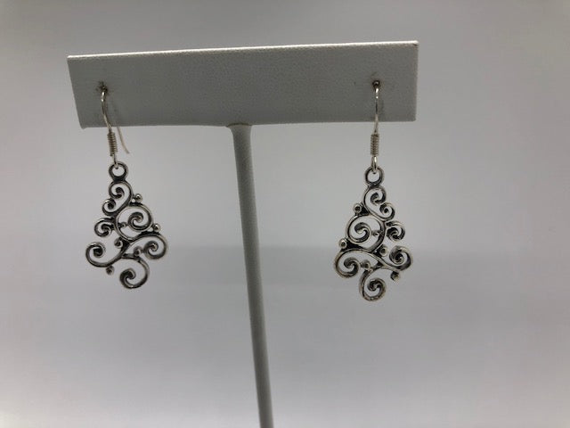 Swirl Dangle Earrings