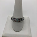 Stainless Steel and CZ Ring