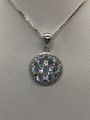 Small Circle CZ Necklace