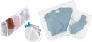 Whitmor Zippered Mesh Wash Bags, Set of 4