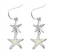 Opal Starfish Dangle Earrings