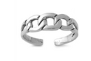 Silver Toe Ring - Chain