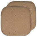 Memory Foam Chair Pad/Seat Cushion Pairs with Non-Slip Backing