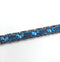 Stainless Steel Black and Blue Bracelet