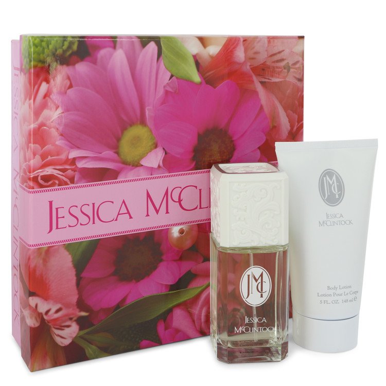 Jessica Mc Clintock Gift Set - 3.4 oz Eau De Parfum Spray + 5 oz Body Lotion