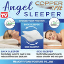 Copper Fit Angel Sleeper Pillow