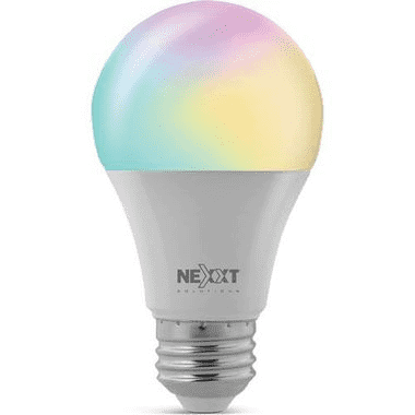 Nexxt Solutions Smart WiFi Bulb LED A19 Multicolor Compatible with Alexa/Google Home